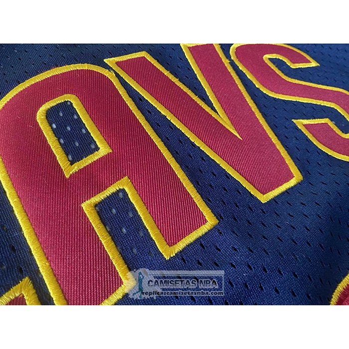 Camiseta Cleveland Cavaliers LeBron James NO 23 Mitchell & Ness 2015-16 Azul